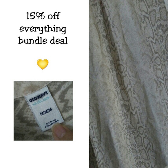 Python Old Navy Blouse - Picture 2 of 2